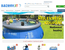 Tablet Screenshot of bazeny.it